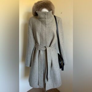 LAUREN by Ralph Lauren Gray Zipper Jacket